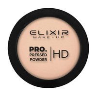 Зображення  Компактна пудра для обличчя Elixir Pro. Pressed Powder HD 201 Vanilla Ice, 9 г, Об'єм (мл, г): 9, Цвет №: 201