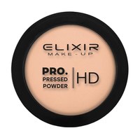 Изображение  Компактная пудра для лица Elixir Pro. Pressed Powder HD 202 Coconut Silk, 9 г, Объем (мл, г): 9, Цвет №: 202