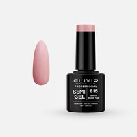 Изображение  Semi-permanent gel nail polish Elixir Semi Gel 815 Shiny Nude Pink, 8 ml, Volume (ml, g): 8, Color No.: 815