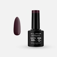 Изображение  Semi-permanent gel nail polish Elixir Semi Gel 884 Deep Tuscan red, 8 ml, Volume (ml, g): 8, Color No.: 884