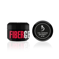 Изображение  Gel with fiber for nail repair Kodi Fiber gel for repair, 12 ml