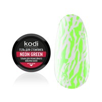 Изображение  Гель для стемпинга Kodi Stamping Gel Neon Green, 4 мл, Объем (мл, г): 4, Цвет №: Neon Green