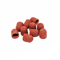 Изображение  Set of caps for pedicure Kodi diameter 13 mm rounded cylinder 320 grit 10 pcs/pack