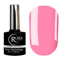 Изображение  Top for gel polish Roks Color No. 04 pink, 8 ml, Volume (ml, g): 8, Color No.: 4