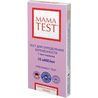 Зображення  Тест-смужка MamaTest для визначення вагітності, 1 шт