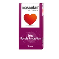 Зображення  Презервативи з подвійним захистом Masculan Double Protection, 10 шт