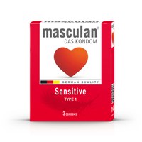 Изображение  Презервативы чувствительные Masculan Sensitive, 3 шт