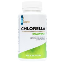 Зображення  Зелені водорості Хлорела Chlorella ABU, 150 таблеток