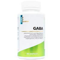 Зображення  Гамма-аміномасляна кислота GABA ABU, 90 капсул
