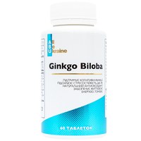 Изображение  Экстракт Гинкго Билоба Ginkgo Biloba ABU, 60 таблеток