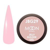 Изображение  Gel-jelly for extensions Moon Full Jelly Builder Gel No. JBG29 pink, 30 ml, Volume (ml, g): 30, Color No.: JBG29