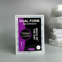 Изображение  Top forms for nail extensions square Nails of the Day Dual Form Coffin Type 5, 120 pcs