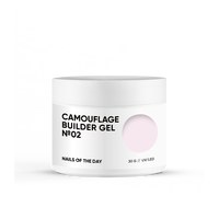 Изображение  Nails of the Day Camouflage builder gel 02 - нежно-розовый камуфлирующий строительный гель для ногтей, 30 г, Объем (мл, г): 30, Цвет №: 02