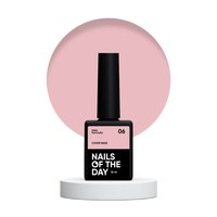 Изображение  Nails of the Day Cover base New Formula 06 - nude-peach camouflage nail base, 10 ml, Volume (ml, g): 10, Color No.: 6