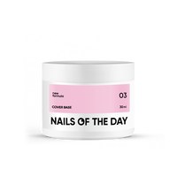 Изображение  Nails of the Day Cover base New Formula 03 - soft peach camouflage nail base, 30 ml, Volume (ml, g): 30, Color No.: 3