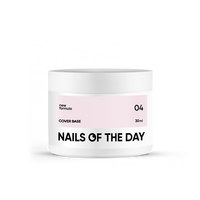 Изображение  Nails of the Day Cover base New Formula 04 - camouflage translucent powdery pink nail base, 30 ml, Volume (ml, g): 30, Color No.: 4