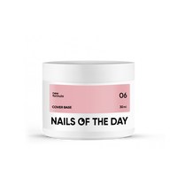 Изображение  Nails of the Day Cover base New Formula 06 - nude-peach camouflage nail base, 30 ml, Volume (ml, g): 30, Color No.: 6
