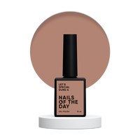 Изображение  Nails of the Day Let’s special Dune No. 06 dark beige sand gel nail polish, one coat, 10 ml, Volume (ml, g): 10, Color No.: 6