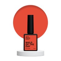Изображение  Nails of the Day Let’s special Dune No. 07 cool/dusty brick gel nail polish, one coat, 10 ml, Volume (ml, g): 10, Color No.: 7