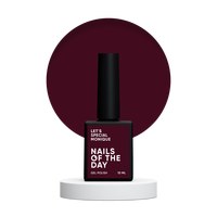 Изображение  Nails of the Day Let’s special Monique - dark plum gel nail polish, one coat coverage, 10 ml, Volume (ml, g): 10, Color No.: Monique