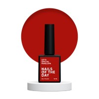 Изображение  Nails of the Day Let’s special Penelopa - глубокий красный/сангрия гель лак для ногтей, перекрывающий в один слой, 10 мл, Объем (мл, г): 10, Цвет №: Penelopa