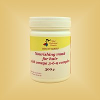 Изображение  Nourishing hair mask with omega 3-6-9 complex Nikol Professional Cosmetics, 300 g, Volume (ml, g): 300