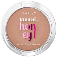 Зображення  Бронзер для обличчя Claresa Tanned Honey! Bronze & Contour 13 Shimmery, 10 г, Об'єм (мл, г): 10, Колір: 13