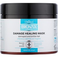 Изображение  Restoring hair mask Biovax Keratin Damage Healing Mask, 250 ml