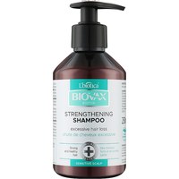Изображение  Стимулирующий укрепляющий шампунь для волос Biovax Biotin Strengthening Shampoo, 250 мл