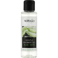 Изображение  Нежный гель для душа Natigo Gentle Shower Gel Алоэ вера, 100 мл