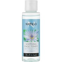 Зображення  Заспокійливий тонік для обличчя Natigo з квіткою лотоса, 100 мл