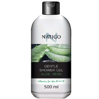 Изображение  Нежный гель для душа Natigo Gentle Shower Gel Алоэ вера, 500 мл