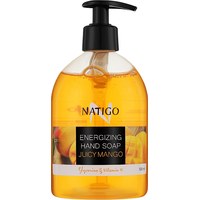 Изображение  Энергетическое мыло для рук жидкое Natigo Energizing Hand Soap Сочное Манго, 500 мл