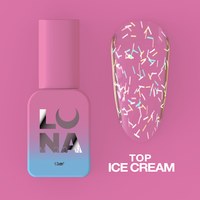 Изображение  Top for gel polish LUNAMoon Top Ice Cream, 13 ml, Volume (ml, g): 13, Color No.: Ice Cream