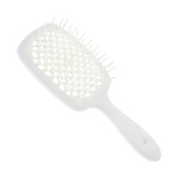 Изображение  Rectangular hair comb white with white Janeke Superbrush (SP226 BB)