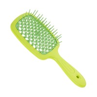 Изображение  Rectangular hair comb neon green Janeke Superbrush (86SP226 LIM)