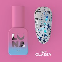 Изображение  Top for gel polish LUNAMoon Top Glassy, 13 ml, Volume (ml, g): 13, Color No.: Glassy