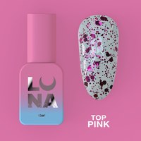 Изображение  Top for gel polish LUNAMoon Top Pink, 13 ml, Volume (ml, g): 13, Color No.: Pink