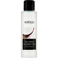 Изображение  Расслабляющий гель для душа Natigo Relaxing Shower Gel Кокос, 100 мл