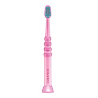 Изображение  Children's toothbrush Curaprox Ultra Soft CS Baby 4260-03 D 0.09 mm pink, green bristles up to 4 years, Color No.: 3