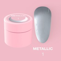 Зображення  Гель-фарба для нігтів LUNAMoon Metallic Gel №1, 5 мл