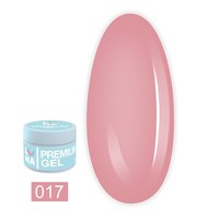 Зображення  Гель для нарощування нігтів LUNAMoon Premium Gel №17, 30 мл, Об'єм (мл, г): 30, Цвет №: 17, Колір: Рожевий