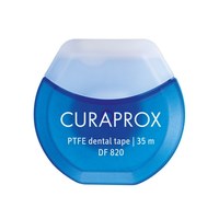 Изображение  Нить межзубная Curaprox DF 820 тефлоновая с хлоргексидином, 35 ​​м