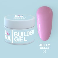 Зображення  Гель-желе для нігтів LUNAMoon Jelly Gelly №3, 15 мл, Об'єм (мл, г): 15, Цвет №: 03, Колір: Рожевий