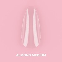 Изображение  Гелевые типсы LUNAMoon Almond Medium Миндаль (средние), 500 шт