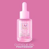 Изображение  LUNAMoon Photoshop Oil dry cuticle oil with strawberry aroma and cream, 30 ml, Aroma: Клубника со сливками, Volume (ml, g): 30