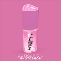 Изображение  LUNAMoon Photoshop Oil dry cuticle oil with strawberry aroma and cream, 5 ml, Aroma: Клубника со сливками, Volume (ml, g): 5