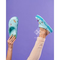 Изображение  Medical women's shoes Coqui Lindo mint/turquoise (Summer Vibes) s. 40, "WHITE COAT" 394-470-865, Size: 40, Color: mint-turquoise