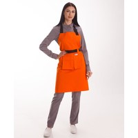 Изображение  Professional waterproof apron Rimini orange, "WHITE COAT" 173-498-911