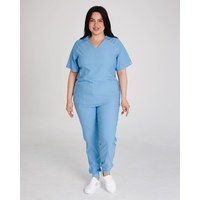 Изображение  Medical women's suit Arizona blue s. 54, "WHITE COAT" 468-508-924, Size: 54, Color: blue light